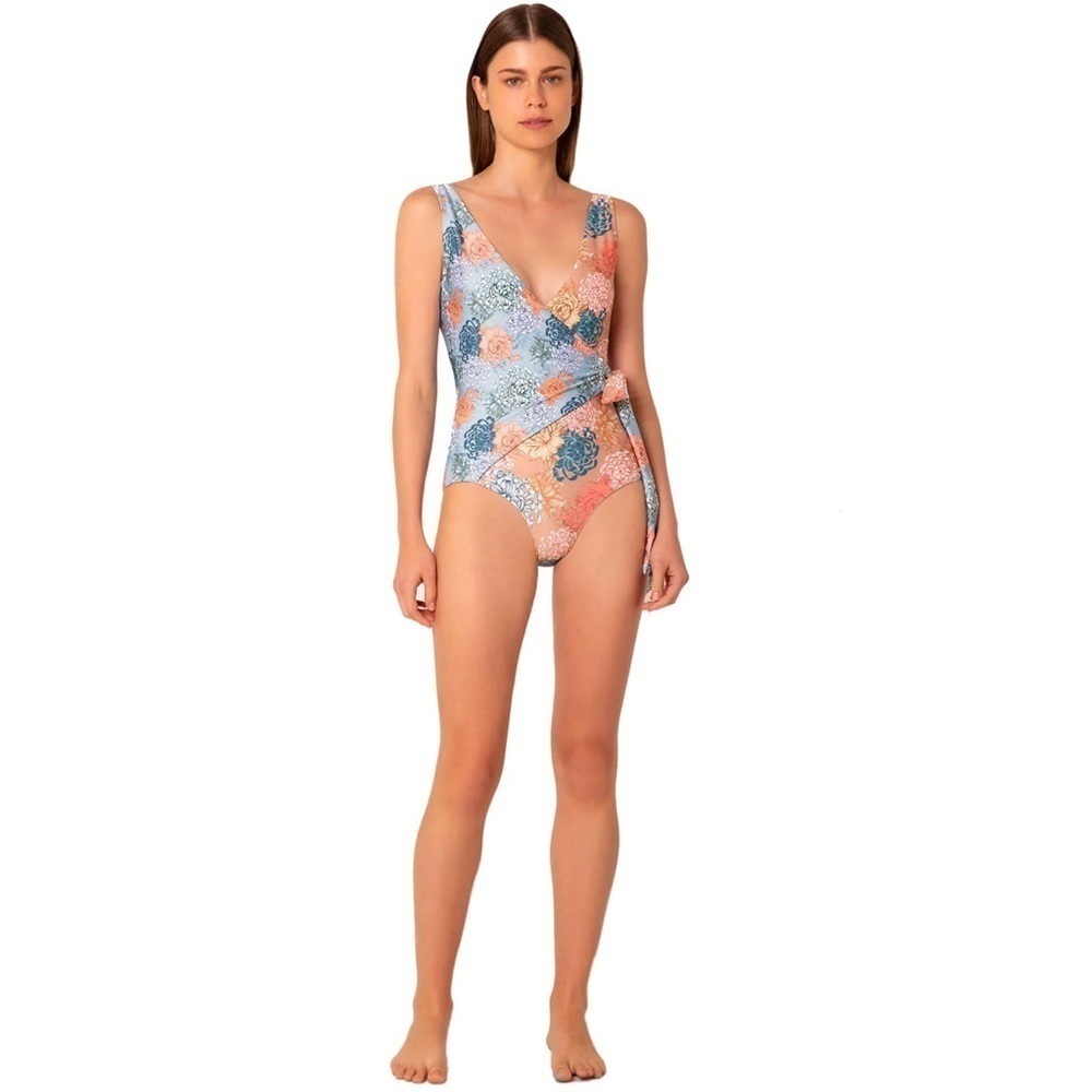 NWT Cairel Wrap Cut One Piece Swimsuit